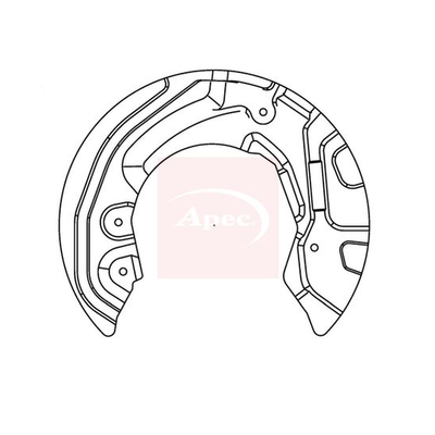 Apec Brake Disc Splash Panel ASG1019