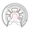 Apec Brake Disc Splash Panel ASG1052 thumbnail
