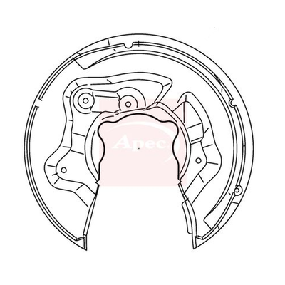 Apec Brake Disc Splash Panel ASG1138