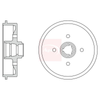 Apec Brake Drum DRM9120 thumbnail