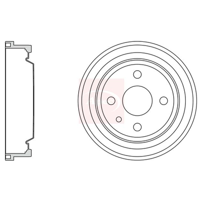 Apec Brake Drum DRM9126