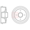 Apec Brake Drum DRM9168 thumbnail