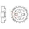 Apec Brake Drum DRM9200 thumbnail