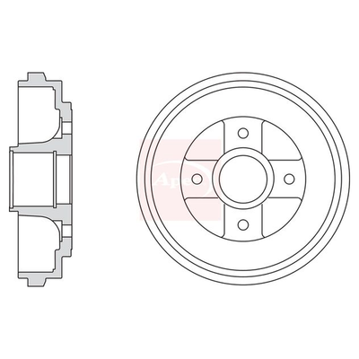 Apec Brake Drum DRM9201