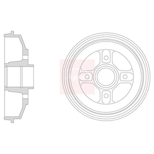 Apec Brake Drum DRM9205