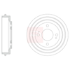 Apec Brake Drum DRM9206 thumbnail
