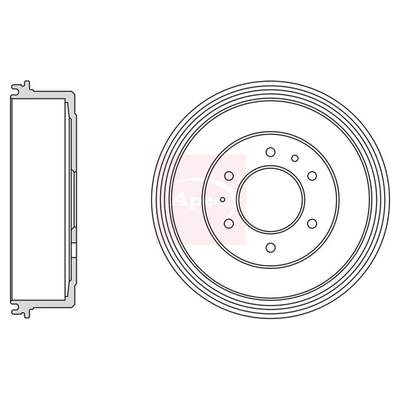 Apec Brake Drum DRM9208