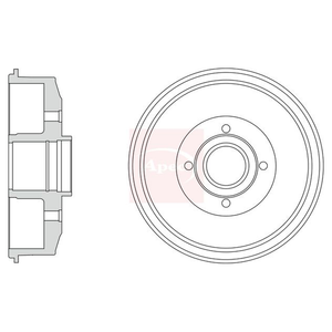 Apec Brake Drum DRM9209
