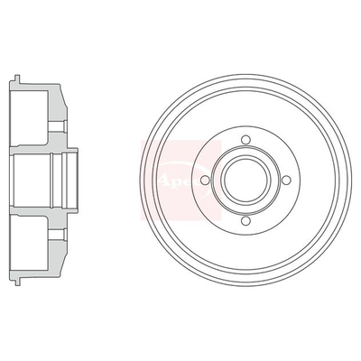 Apec Brake Drum DRM9209