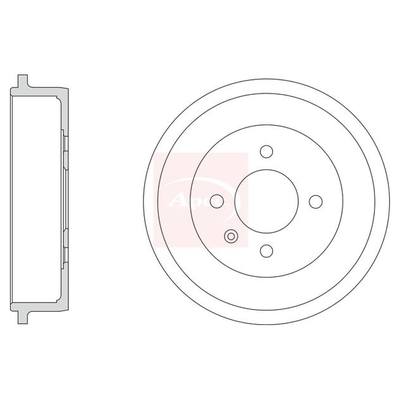 Apec Brake Drum DRM9216