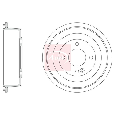 Apec Brake Drum DRM9220