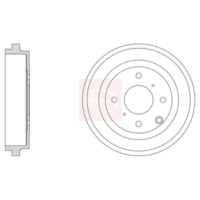 Apec Brake Drum DRM9224