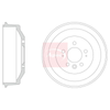 Apec Brake Drum DRM9226 thumbnail
