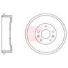 Apec Brake Drum DRM9229 thumbnail
