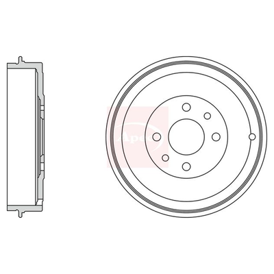 Apec Brake Drum DRM9523