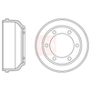 Apec Brake Drum DRM9804 thumbnail