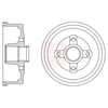Apec Brake Drum DRM9924 thumbnail