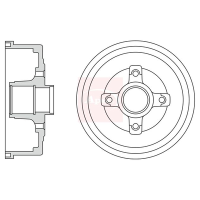 Apec Brake Drum DRM9924