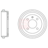 Apec Brake Drum DRM9929 thumbnail