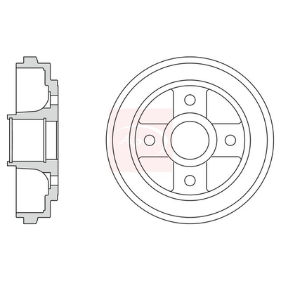 Apec Brake Drum DRM9937