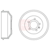 Apec Brake Drum DRM9945 thumbnail