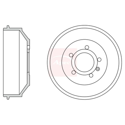 Apec Brake Drum DRM9945