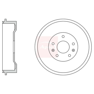 Apec Brake Drum DRM9955