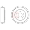 Apec Brake Drum DRM9957 thumbnail
