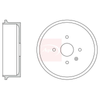 Apec Brake Drum DRM9960 thumbnail