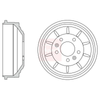 Apec Brake Drum DRM9962 thumbnail