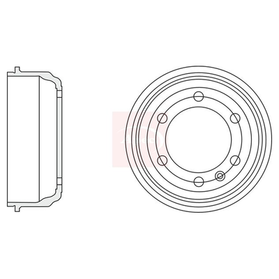 Apec Brake Drum DRM9969