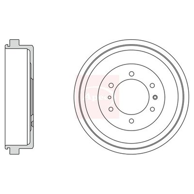 Apec Brake Drum DRM9974