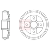 Apec Brake Drum DRM9975 thumbnail