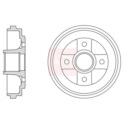 Apec Brake Drum DRM9975