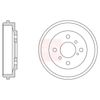 Apec Brake Drum DRM9977 thumbnail