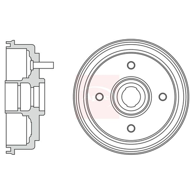 Apec Brake Drum DRM9982