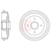 Apec Brake Drum DRM9986 thumbnail