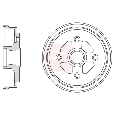 Apec Brake Drum DRM9987