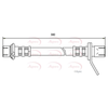 Apec Brake Hose HOS3009 thumbnail
