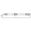 Apec Brake Hose HOS3037 thumbnail