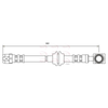 Apec Brake Hose HOS3055 thumbnail