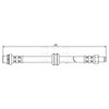 Apec Brake Hose HOS3057 thumbnail