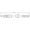 Apec Brake Hose HOS3077 thumbnail