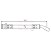 Apec Brake Hose HOS3083 thumbnail