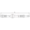 Apec Brake Hose HOS3095 thumbnail