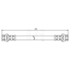 Apec Brake Hose HOS3097 thumbnail