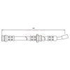 Apec Brake Hose HOS3119 thumbnail