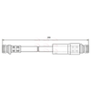 Apec Brake Hose HOS3122 thumbnail