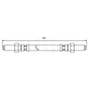 Apec Brake Hose HOS3168 thumbnail