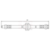 Apec Brake Hose HOS3177 thumbnail